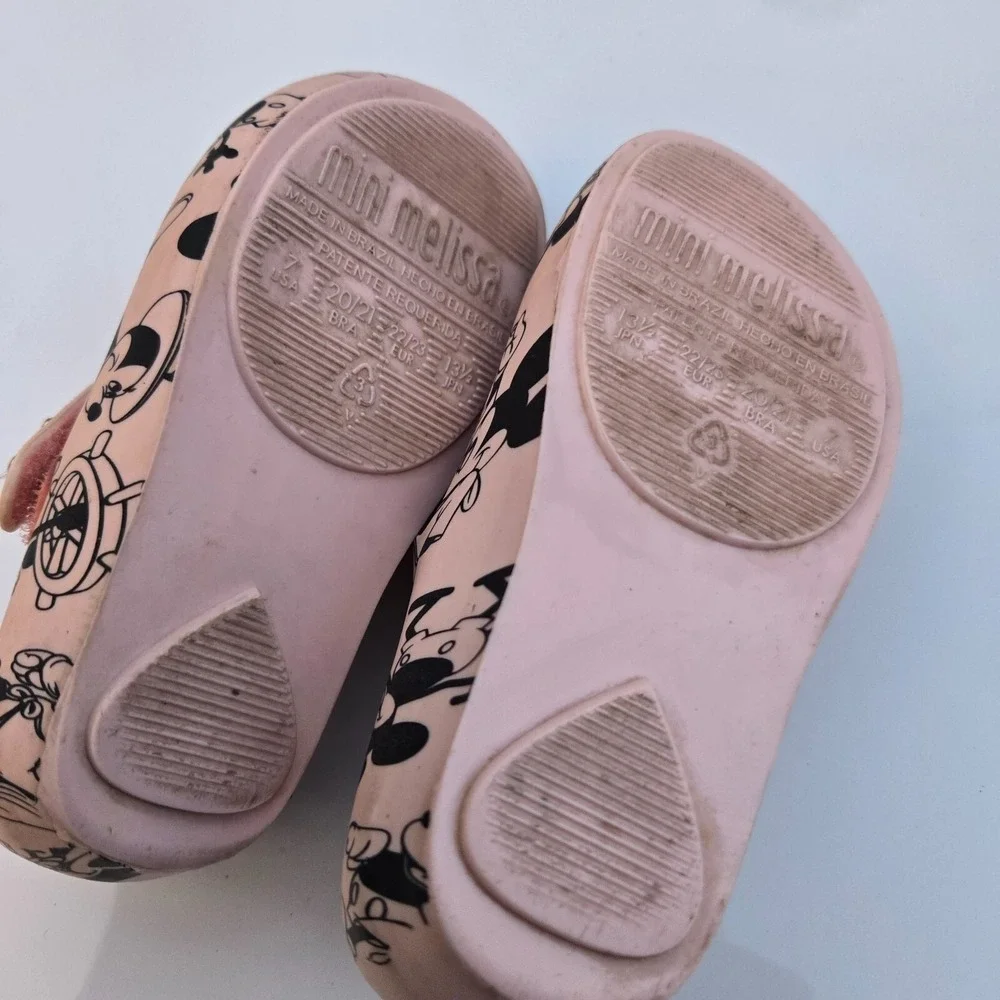 Mini Melissa Mickey Mouse 90th Anniversary The‎ True Original Flats Size 7c